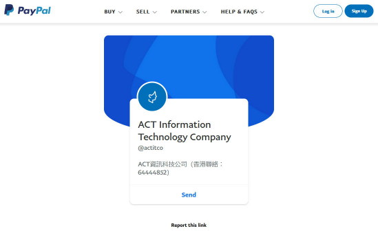 Paypal.me∶ACTITCO Paypal.me∶ACTITCO